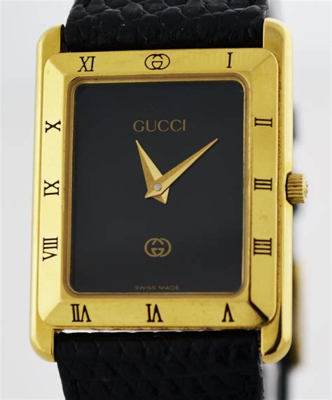 vintage gucci tank watch|Gucci diamond watch for men.